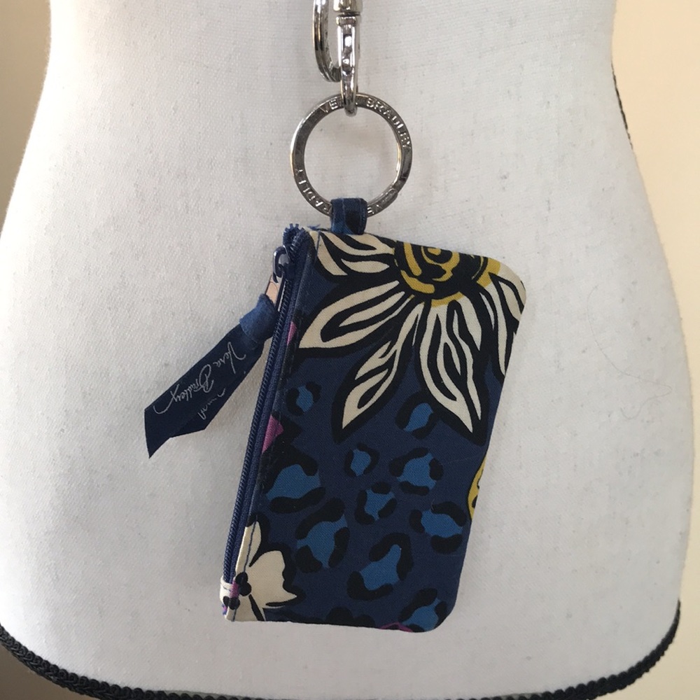 Vera Bradley Bright Floral ID Case and Lanyard - Picture 10 of 11